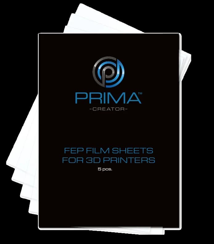 Imprimantă 3D PrimaCreator FEP Film Sheets pentru 3D Printers – 140 x 200 mm – 5-pack