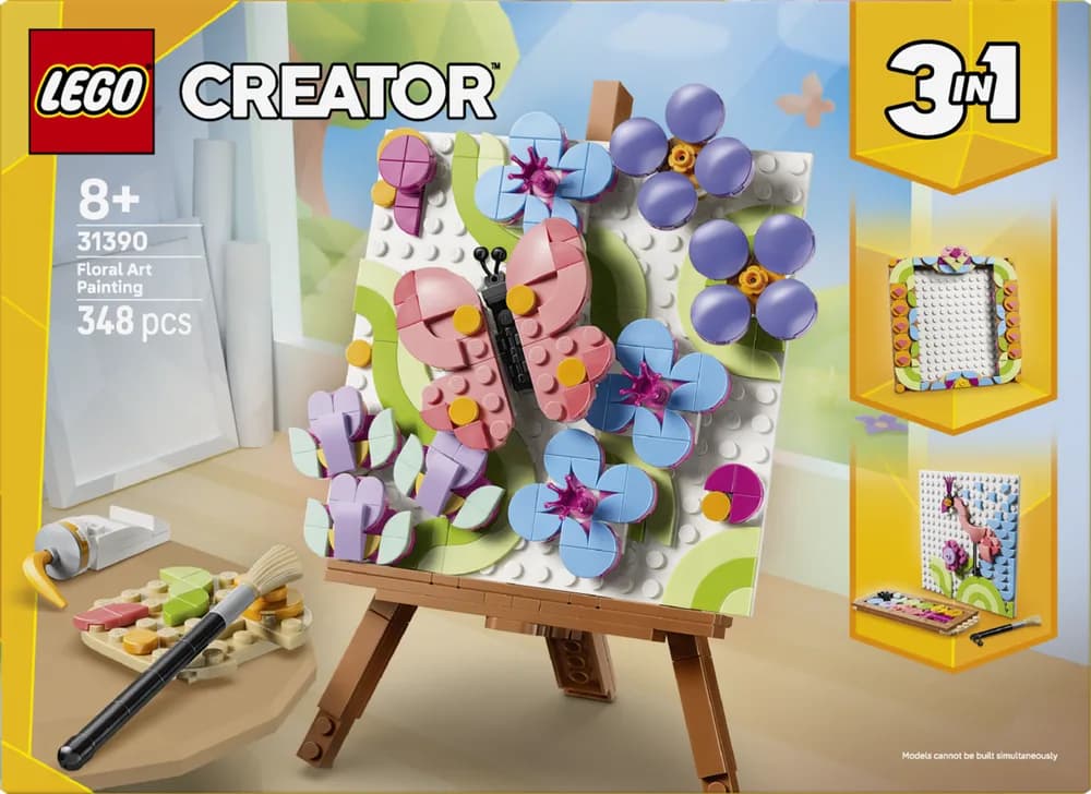 TABLOU DECORATIV CU ARTA FLORALA LEGO31390 — miniatură