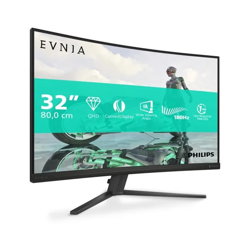 Monitor Consumer Philips 32M2C3500L/00, 31.5", 2560 x 1440 pixeli, Black