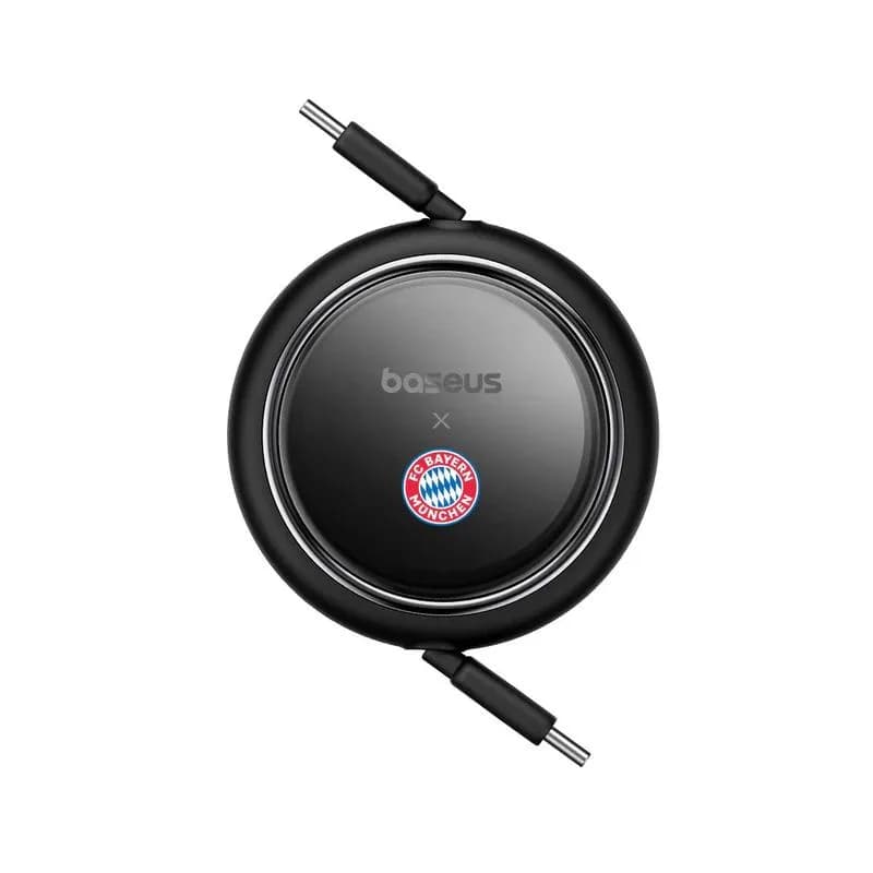 CABLU alimentare si date Baseus Free2Pull Mini, Fast Charging Data Cable pt. smartphone, retractabil, USB Type-C la USB Type-C 100W, 1.5m, negru "P10364500113-00" - 6932172668648 — miniatură