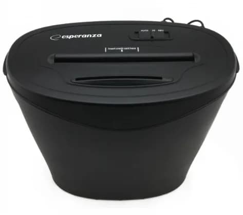 Distrugator documente si carduri Esperanza Razor EN103 18l Negru "EN103" — miniatură