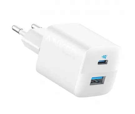 INCARCATOR retea Anker "323" 33W, PowerIQ, 1 x USB Type-C, 1 x USB, alb, "A2331G21" - 0194644115524