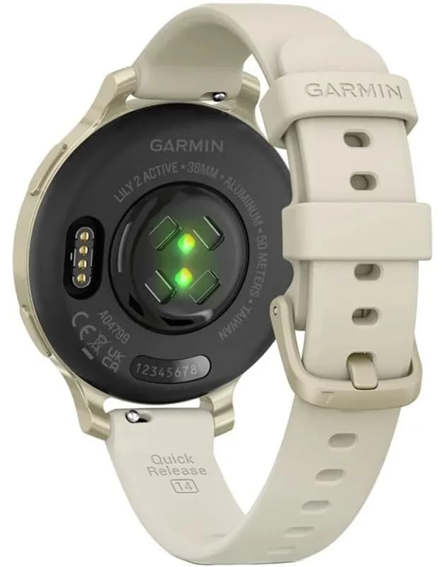 Smartwatch Garmin Lily 2 Active, 38mm, Beige — miniatură