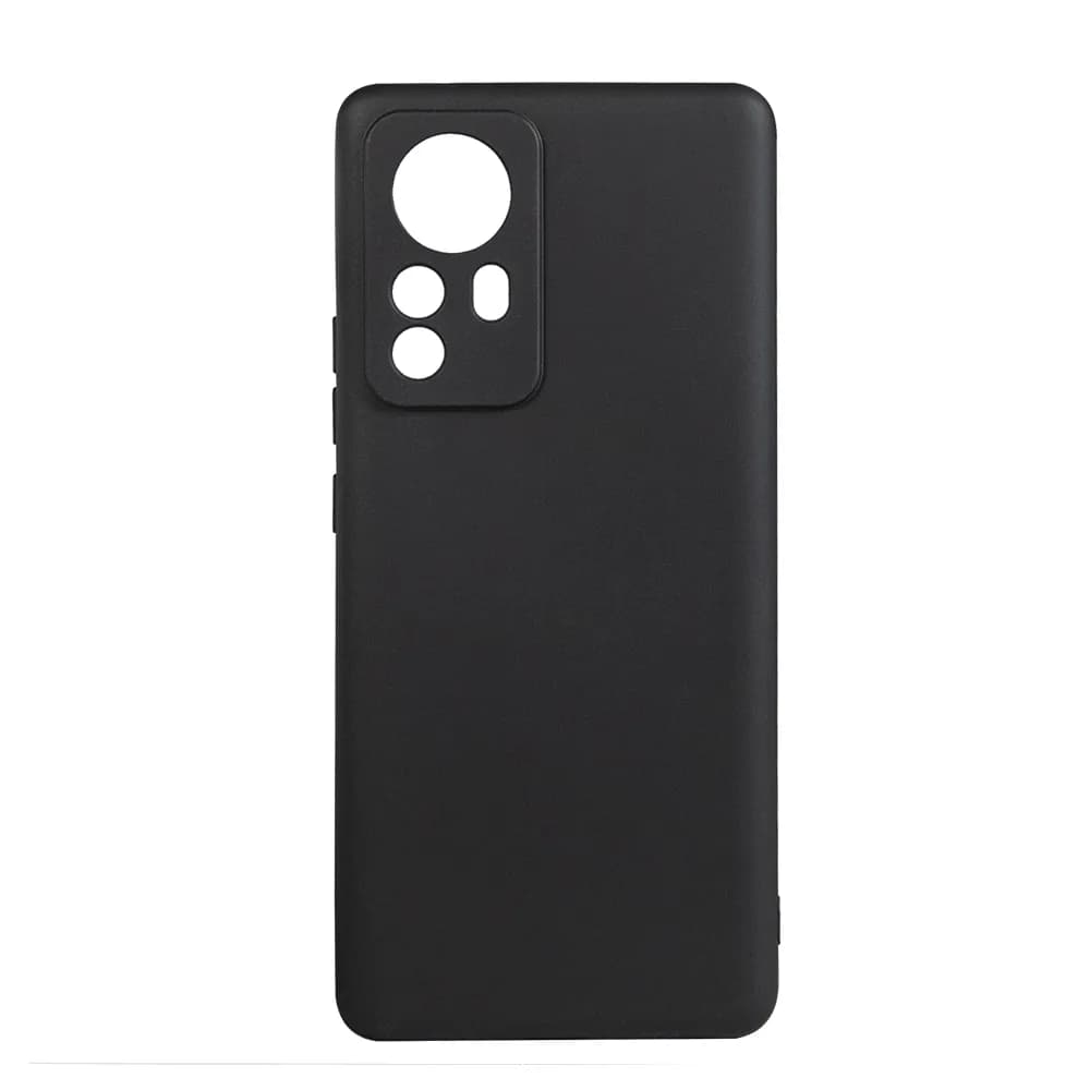 Husa Xiaomi 12 Pro Spacer, negru, grosime 1.5mm, material flexibil TPU "SPPC-XI-12P-TPU" — miniatură