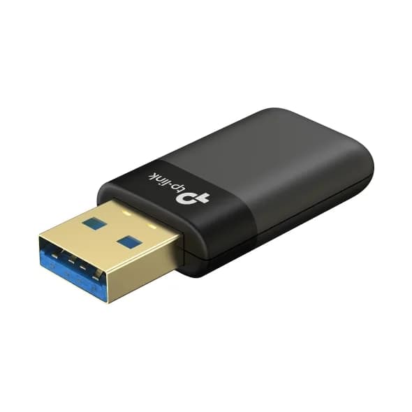 AX1800 Mini Wi-Fi6 Wireless USB Adapter, 2× Dual-Band Antennas, wireless standards IEEE 802.11a/b/g/n/ac/ax, wireless security WEP, WPA/WPA2/WPA3 (Personal/Enterprise), WPA-PSK/WPA2-PSK, 5 GHz: 19dBm(FCC) /21.5dBm(CE) (EIRP), 2.4 GHz : 19dBm(FCC) / 18.5dBm(CE) (EIRP) — miniatură