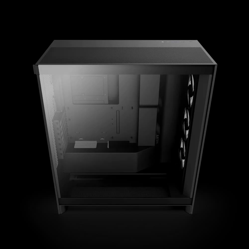 Carcasa NZXT H7 Flow RGB (2024), Mid-Tower, ATX, Negru "CM-H72FB-R1" — miniatură