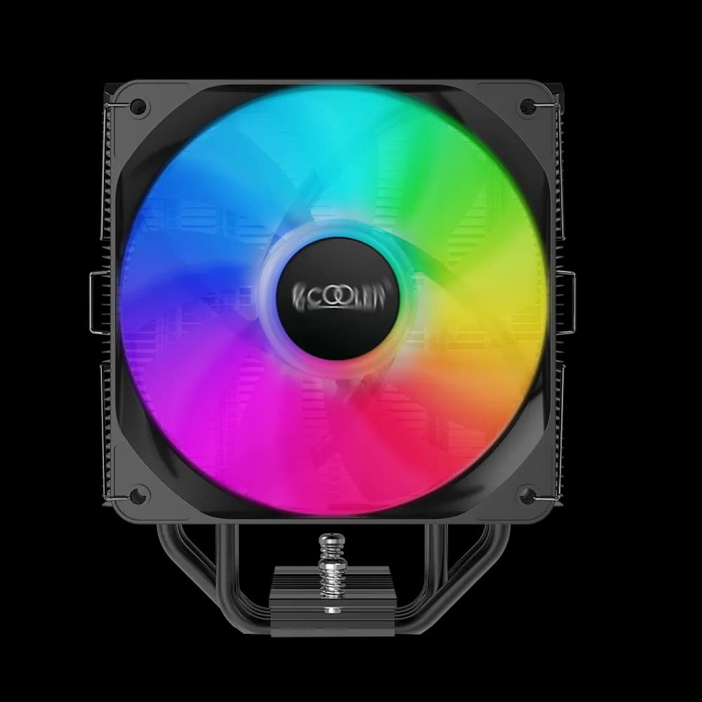 COOLER PCCOOLER, skt. universal, racire cu aer, vent. 120mm, 400 - 1800 RPM, LED RGB adresabil, "PALADIN EX400 ARGB" — miniatură