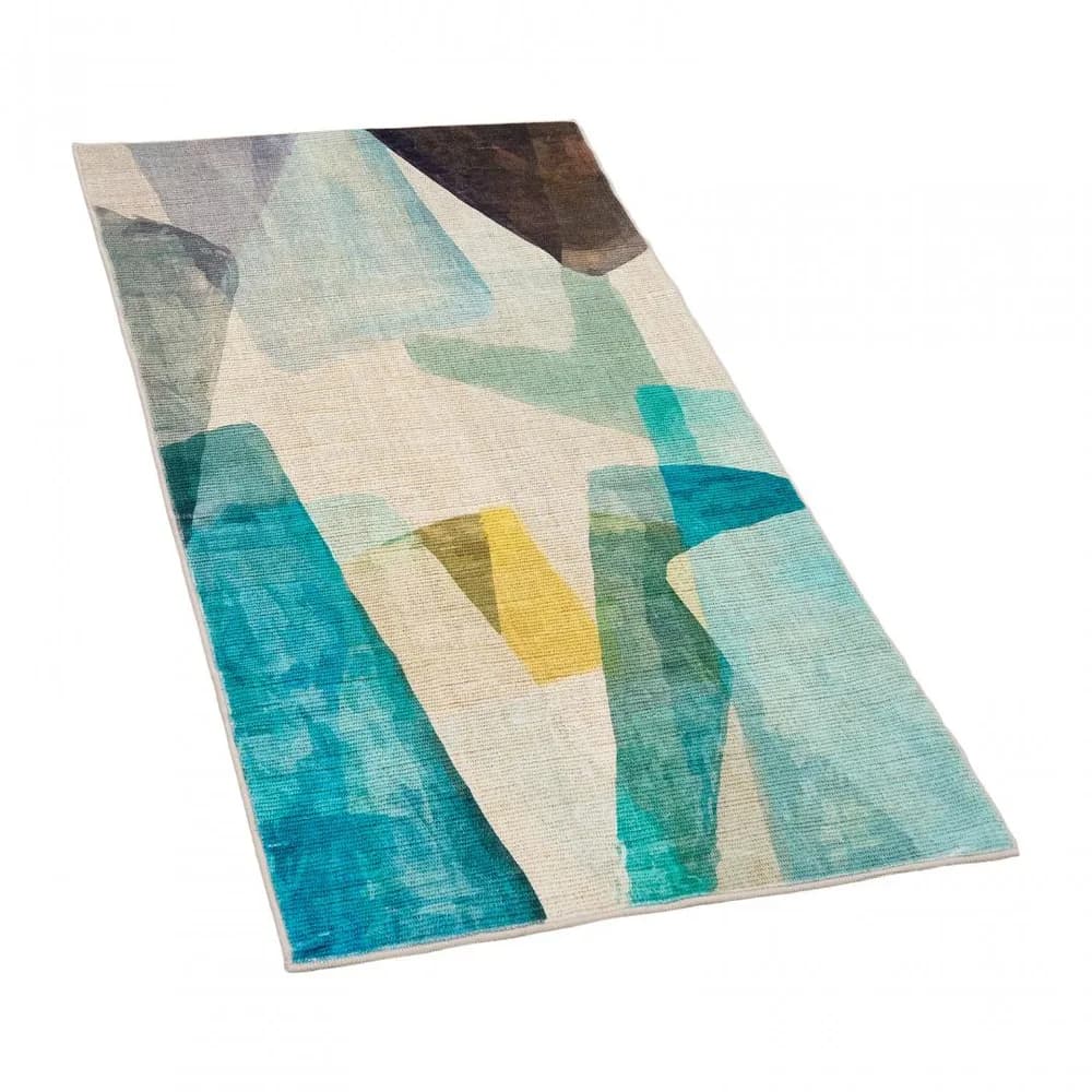 Covor printat, FOREST 70x140 cm, lavabil cu spate antialunecare, inaltime fir 3mm — miniatură