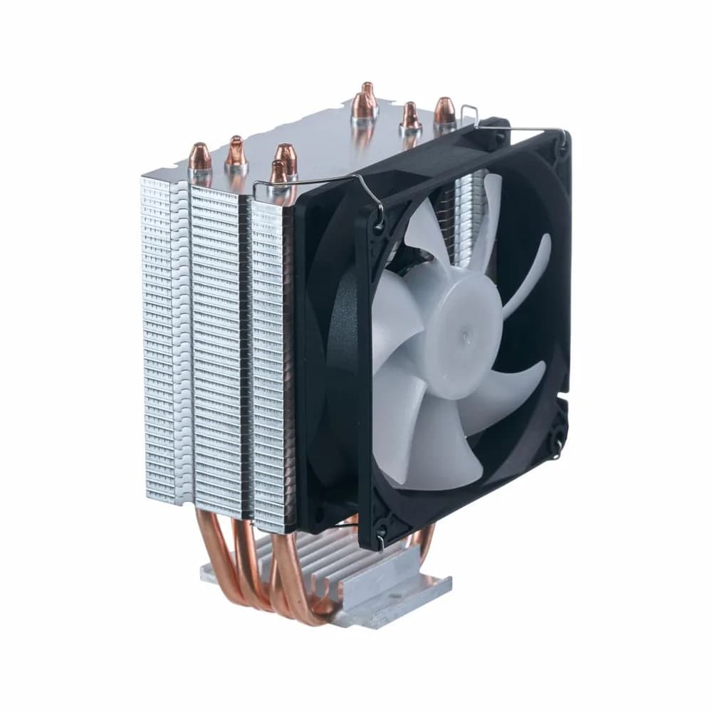 Cooler Procesor Serioux CC92ARGB, dimensiuni 90x90x25mm, viteza ventilator 800-1600±200RPM, TDP: 140W, durata de viata 30 000 ore, ARGB PWM fan, suporta toate seriile INTEL & AMD CPU — miniatură