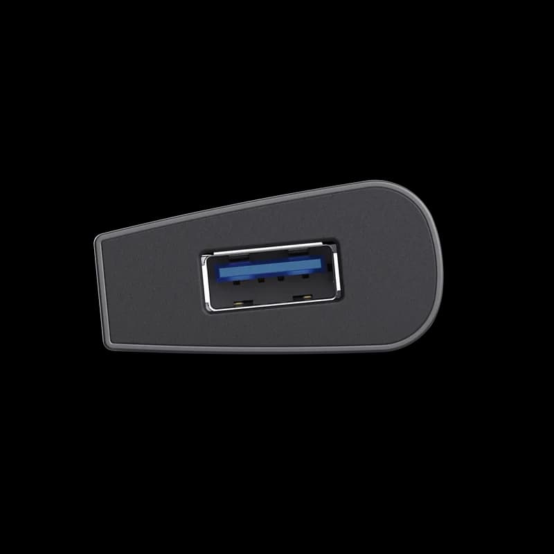Hub USB TRUST Halyx USB-A, 7 porturi, Gri — miniatură