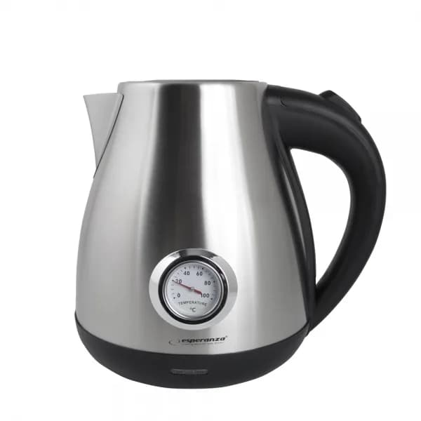 Fierbator electric Esperanza Thames EKK029 cu termometru 2200W 1.7lInox "EKK029" — miniatură