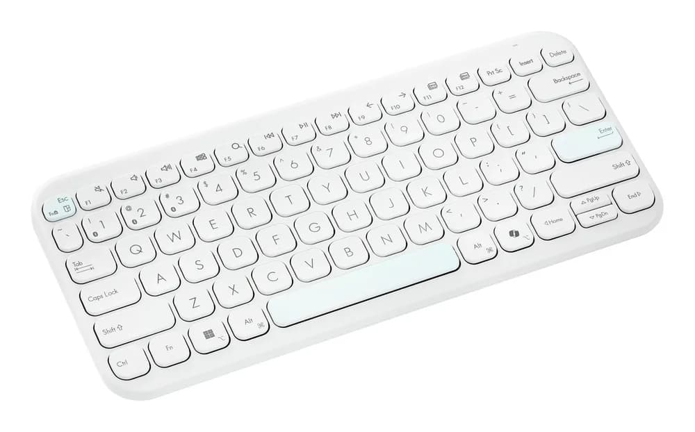 ASUS KW100 KEYBOARD WHITE "90XB0880-BKB4F0" — miniatură