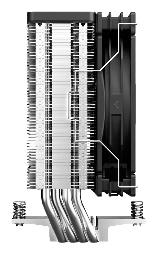 COOLER DeepCool "AG400 G2" skt. Intel si AMD, racire cu aer, vent. 120mm, 500 - 2200 RPM, 4 heatpipies, inaltime 152mm,"R-AG400-BKNPMG2-G" — miniatură
