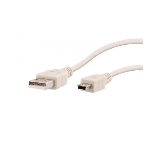 TNB USB MALE/MINI USB 5PIN D CABLE 1M( connect your camera to your computer) "USBMIUSB1"