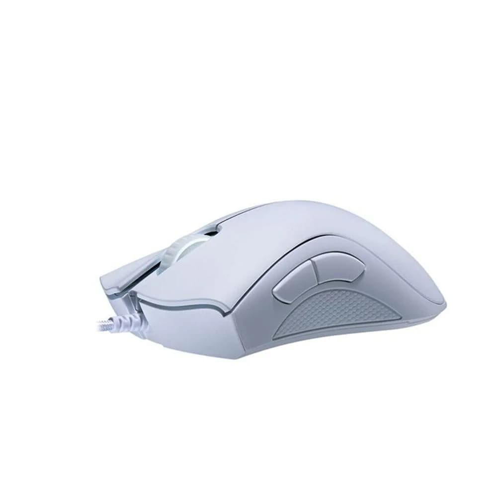 Mouse Gaming Razer DeathAdder Essential, 6400 dpi, alb — miniatură