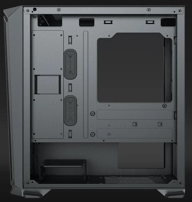 Carcasa AQIRYS WEZEN, RGB, Mid Tower, Black — miniatură