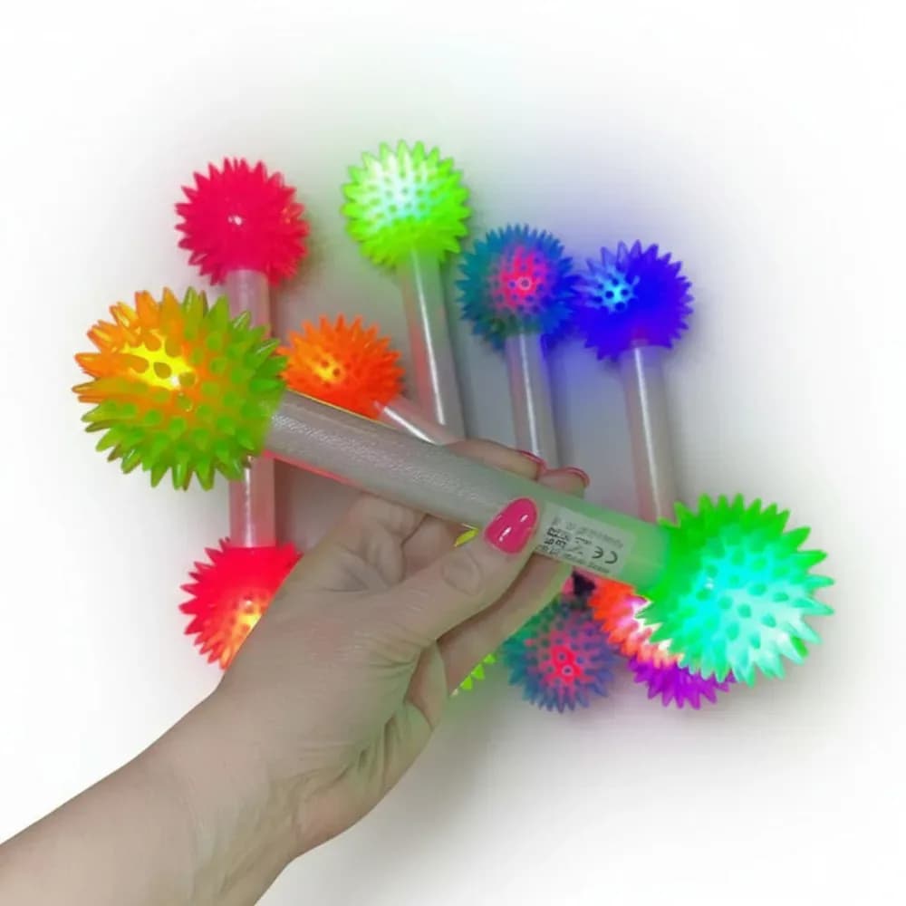 Baton dublu luminos cu țepi — miniatură