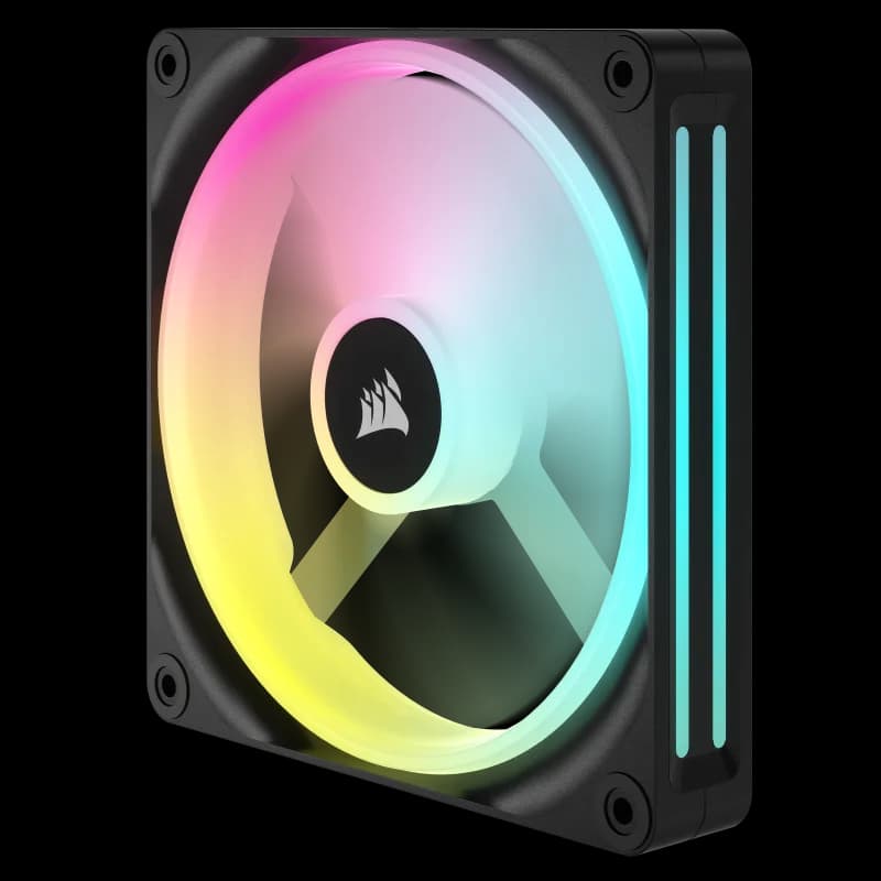 SET 2 ventilatoare Corsair, 140 mm 2000 rpm, LED RGB, "CO-9051004-WW" — miniatură