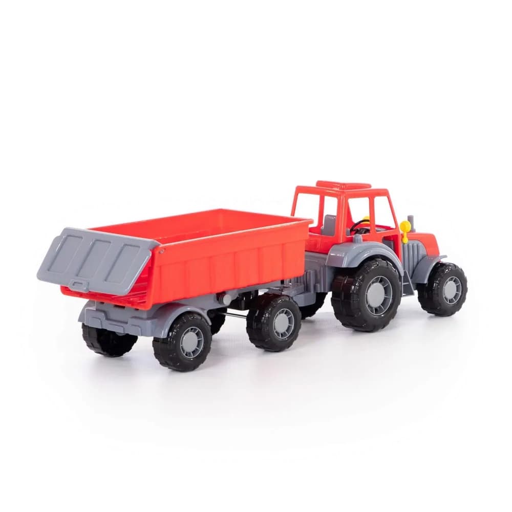 Tractor cu remorca - Altay, 59x17x18cm, Polesie — miniatură