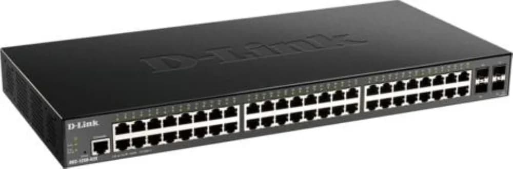 SWITCH D-Link, port Gigabit x 48, SFP SFP+ x 4, managed, carcasa metalica, "DGS-1250-52X"