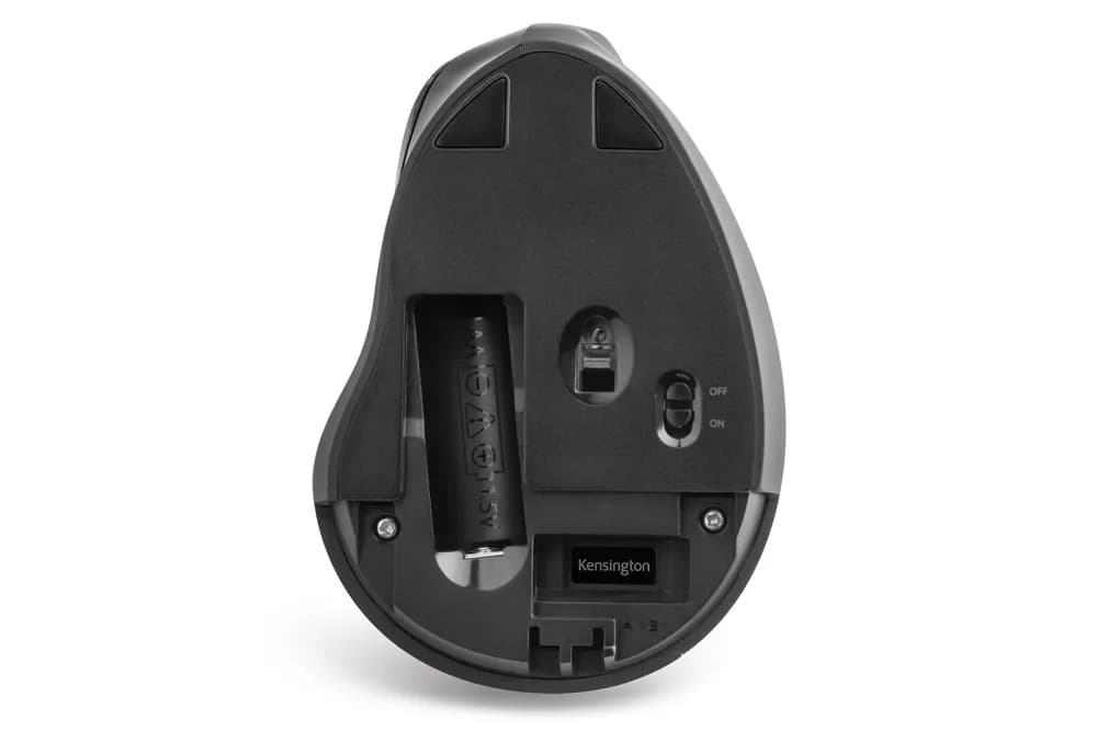 MOUSE Kensington - ergonomic, PC sau NB, wireless, 2.4GHz, optic, 1600 dpi, butoane/scroll 6/1, butoane programabile, ergonomic, negru, "K75501EU" — miniatură