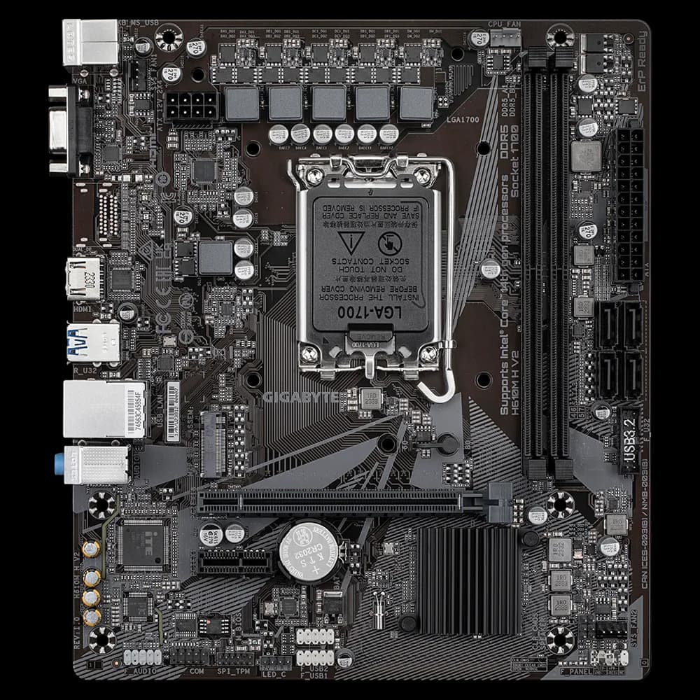 Placa de Baza GIGABYTE H610M H V2 "H610M H V2"