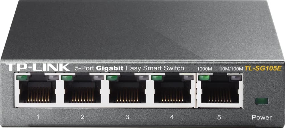 SWITCH TP-LINK 5 porturi Gigabit. carcasa metalica "TL-SG105E"