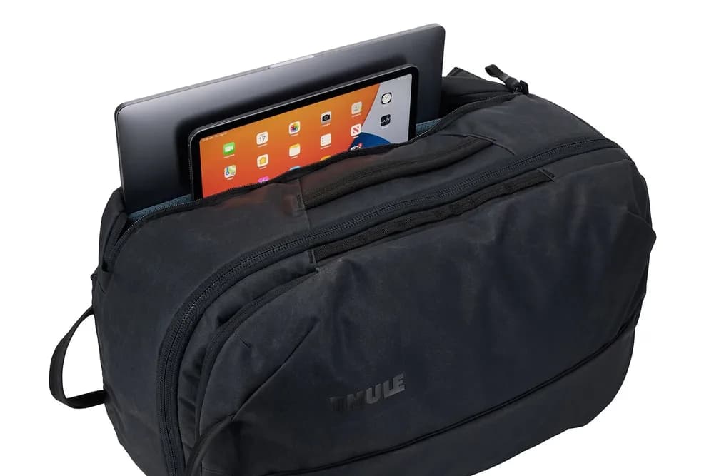 RUCSAC THULE Aion, pt. notebook de max. 15 .6 inch, 40l, 2 compartiment, buzunar frontal x 2 | buzunar lateral x 2, waterproof, nylon, negru, "TATB140 Black" / "3204723" — miniatură