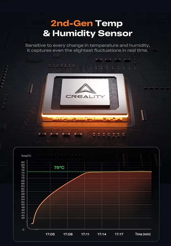 Uscător de filament Creality Space Pi V2 Plus — miniatură
