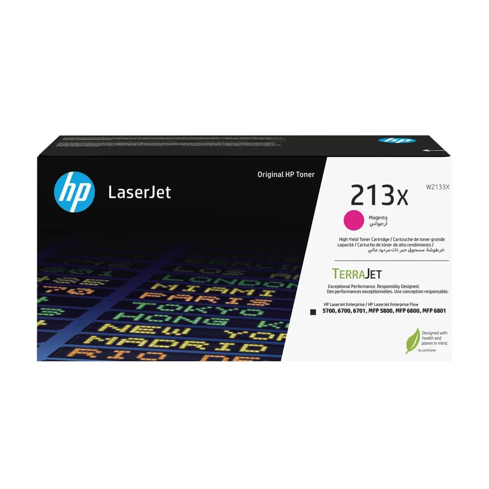 Toner Original HP Magenta, nr.213X, pentru Color LJ 5700|5800|6700|6800, 6K, incl.TV 1.2 RON, "W2133X"