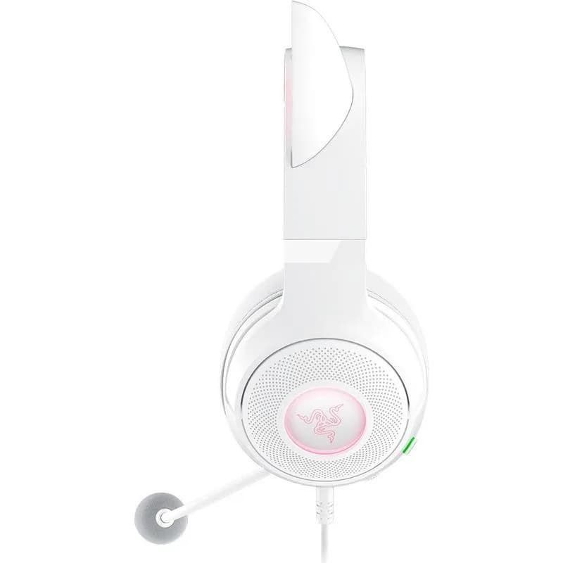 Casti Gaming Head-band Razer Kraken Kitty V2, Wired, Alb — miniatură