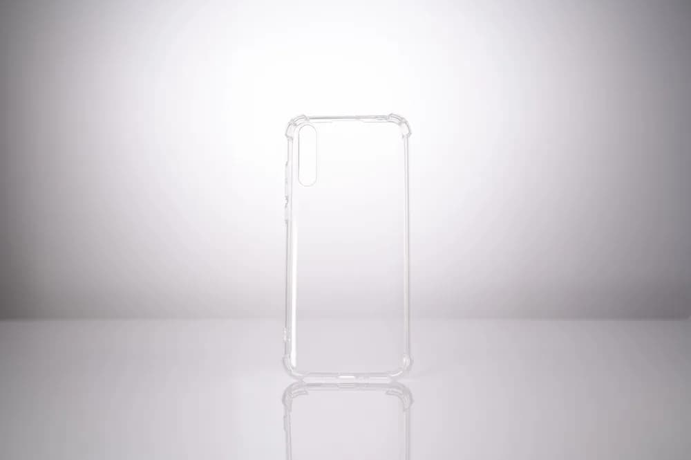 Husa Huawei telefon P Smart S, transparent, tip back cover, protectie suplimentara antisoc la colturi, material flexibil TPU, "SPPC-HU-P-SS-CLR" — miniatură
