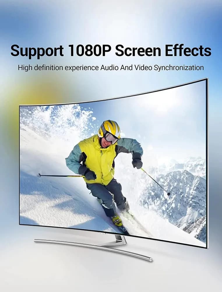 Cablu video Vention, HDMI(T) -miniHDMI(M), 2m, rezolutie maxima 4K la 30Hz, conectori auriti, cupru, dublu sens,invelis PVC, negru, "VAA-D02-B200" - 6922794721012 — miniatură