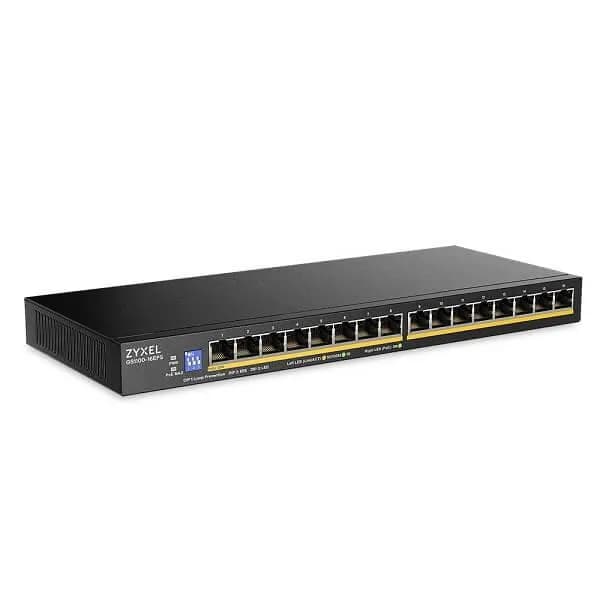 ZYXEL GS1100-16EPS 16port GBE UNMG SWTCH — miniatură