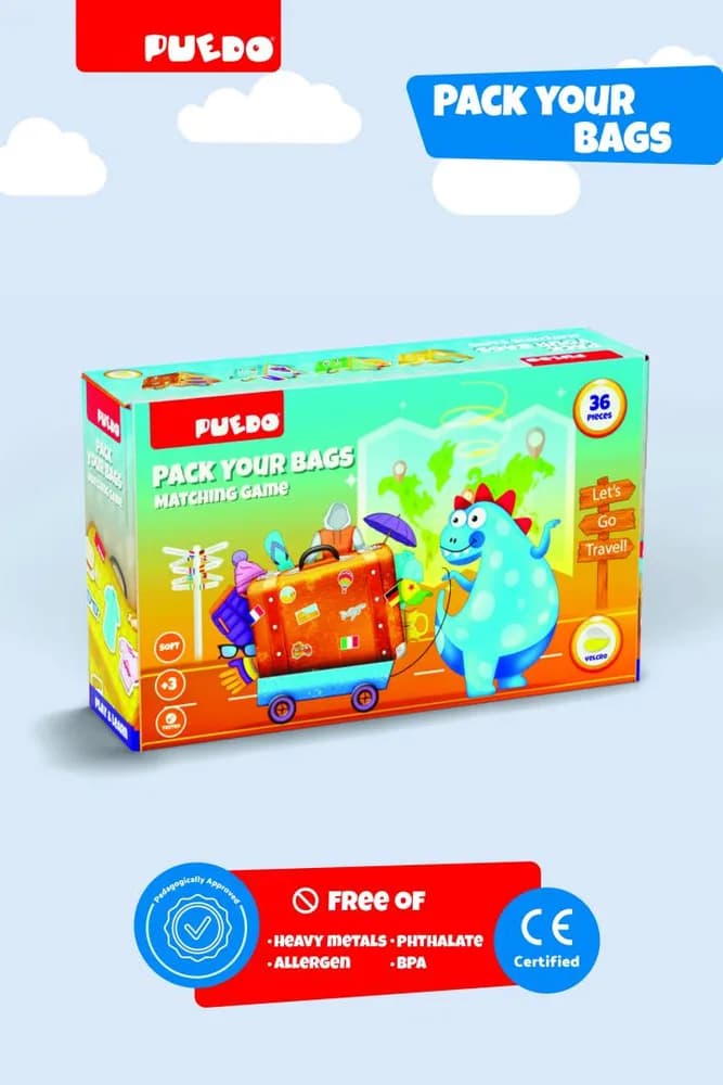JOC DIN SPUMA EVA, FA-TI BAGAJUL, PUEDO — miniatură
