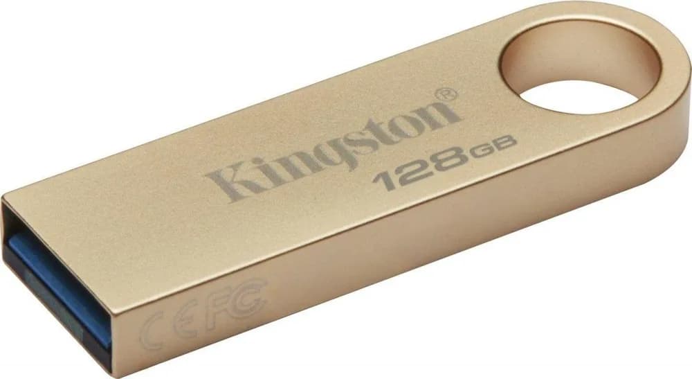 Memorie USB Kingston DataTraveler SE9 G3 128GB, USB 3.2, Auriu — miniatură