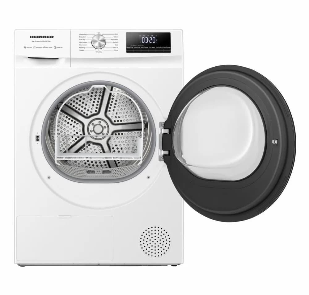 Uscator de rufe HEINNER HHPD-H90FRA++, 9 kg, Clasa: D, Alb — miniatură