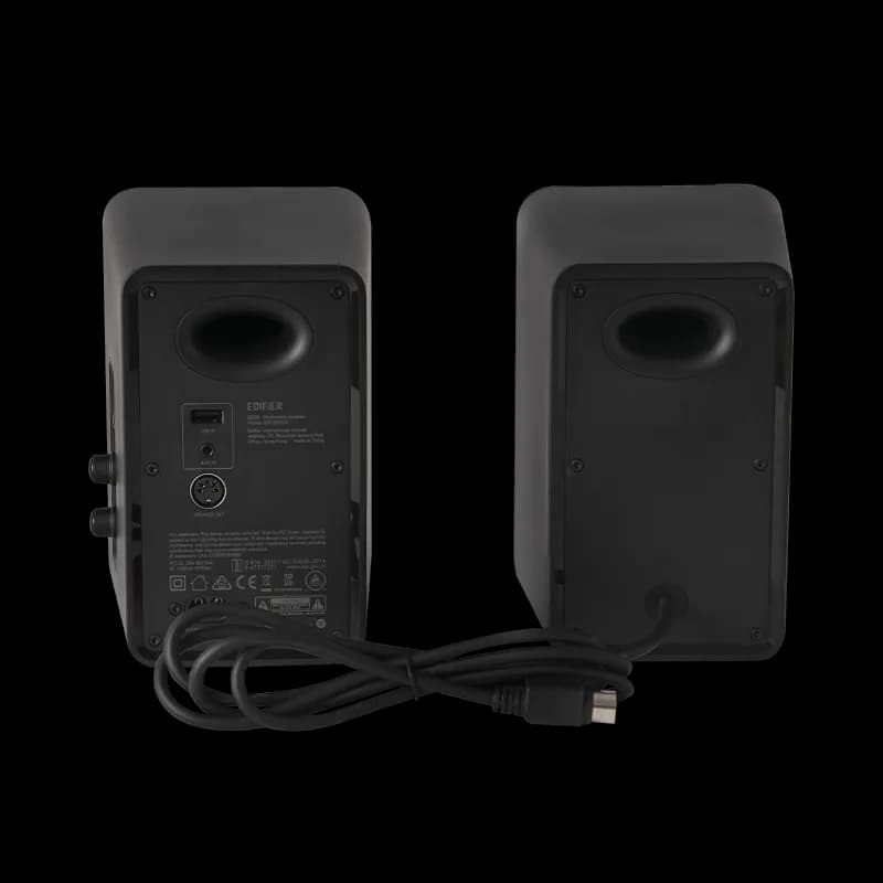 BOXE EDIFIER 2.0, RMS: 30W (2 x 15W), Bluetooth 5.4, USB-A, AUX, black, "QR30-BK" — miniatură