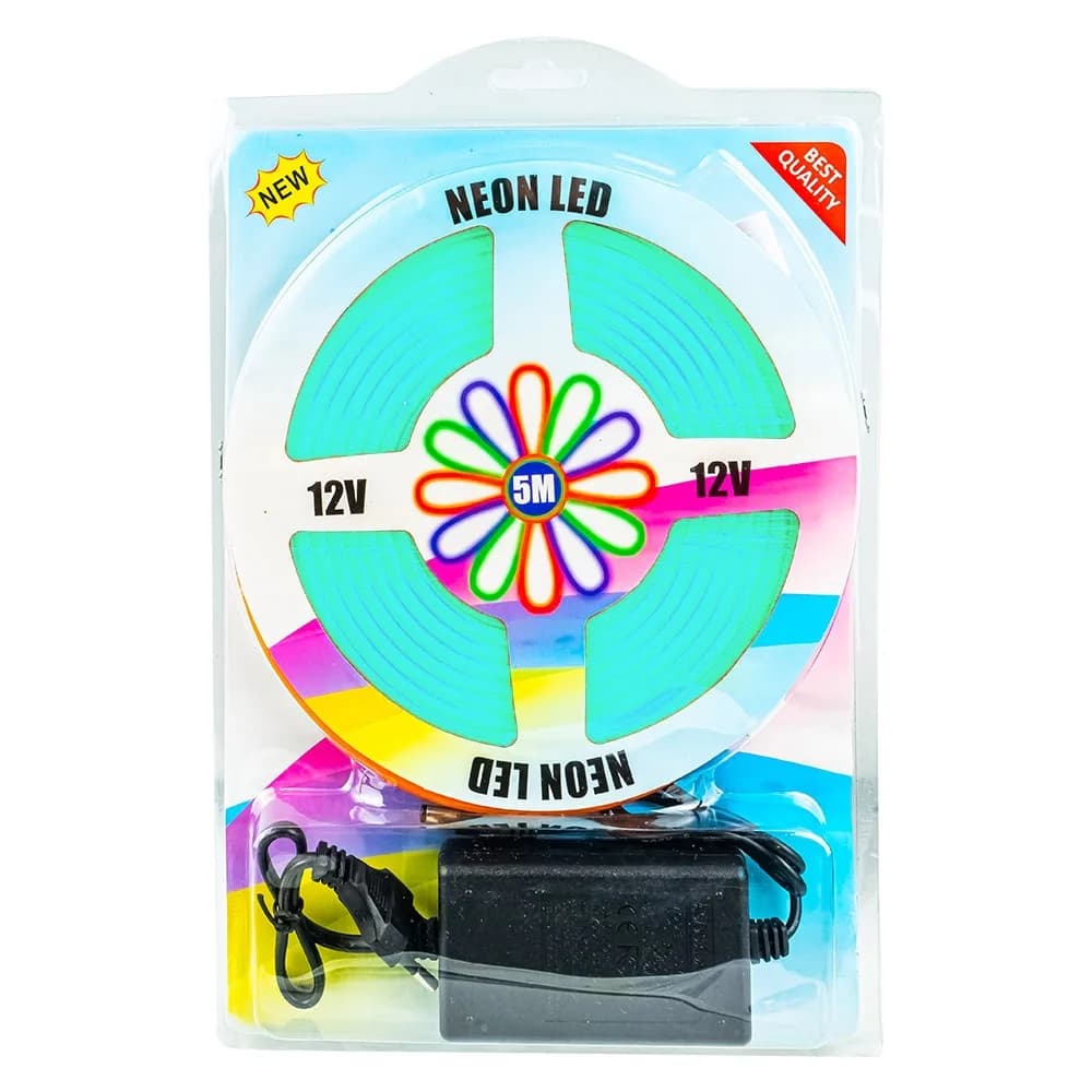 Banda led cu transformator, 5m, 12V — miniatură