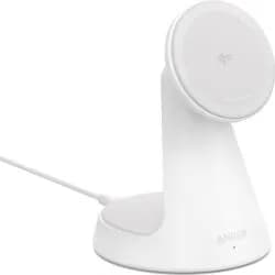 Incarcator wireless Anker MagGo Stand Qi2 360 15W, pentru iPhone 16/15/14/13/12, Alb "A25X1H21" - 194644287009