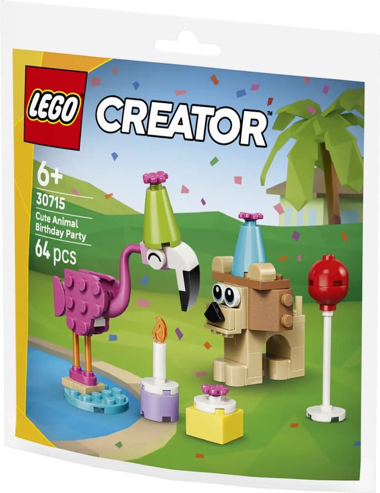 PETRECERE DE ZI DE NASTERE CU ANIMALUTE LEGO30715 — miniatură