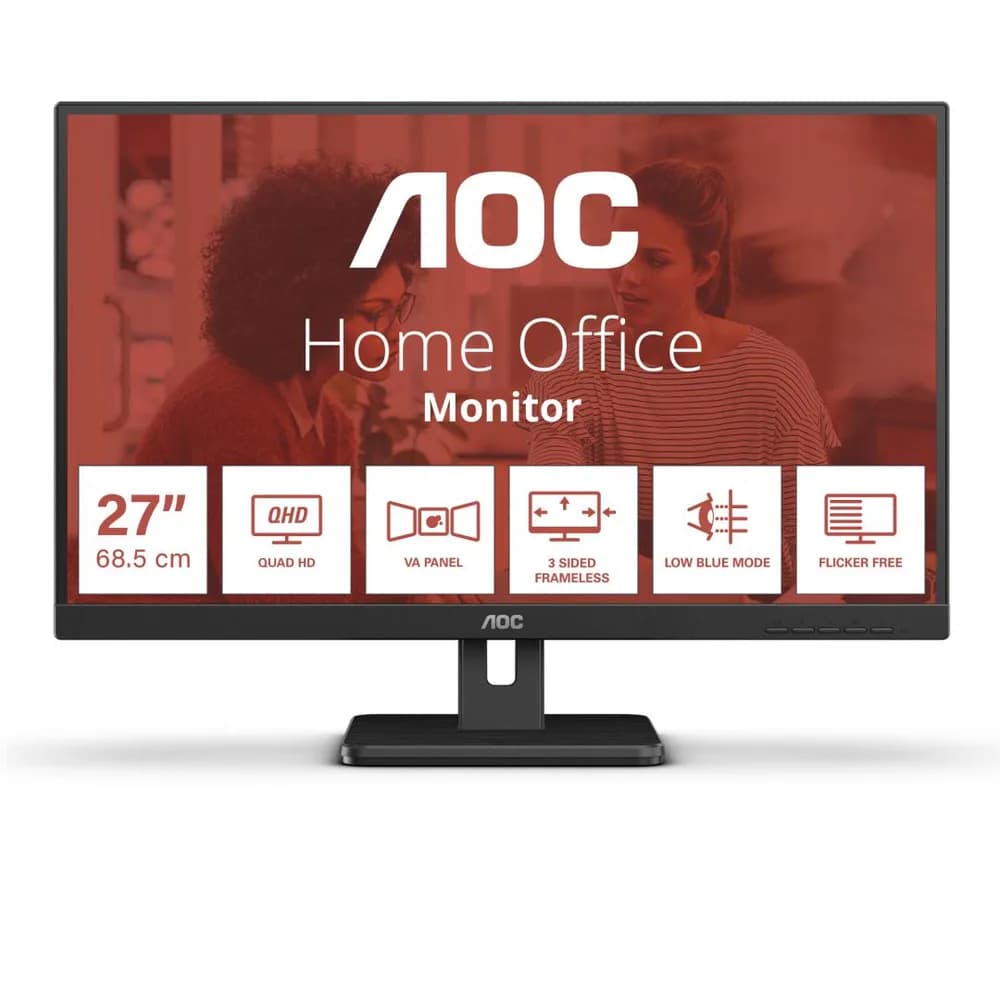 Monitor Consumer AOC Q27E3UAM, 27", 2560 x 1440 pixeli, Black