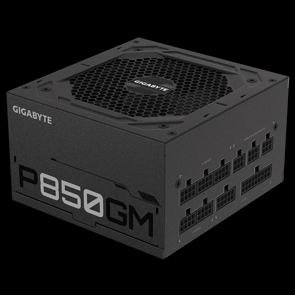 SURSA SURSA GIGABYTE, 850 W, modulara, ATX 12V 2.31, fan 120 mm x 1, 80 Plus Gold, "GP-P850GM" — miniatură