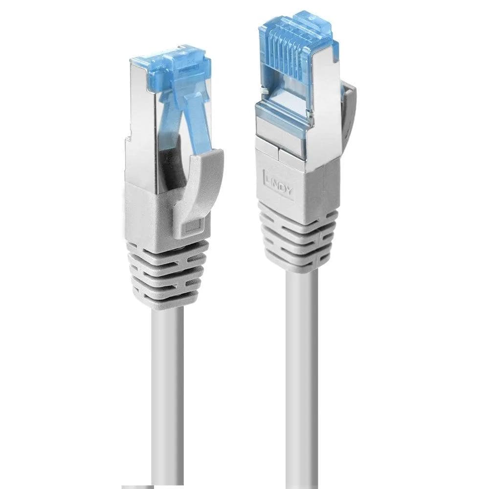 Cablu retea Lindy LY-47136 5m Cat.6A S/FTP LSZH Network, grey — miniatură
