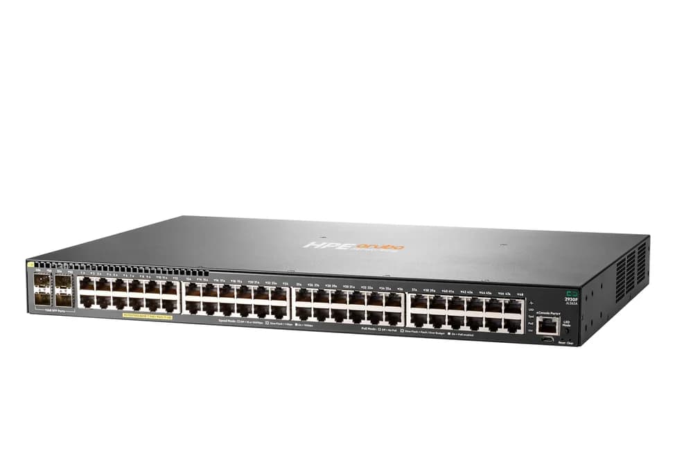 NET SWITCH 48PORT 4SFP/POE+ 2930F JL262A ARUBA BY HPE "JL262A#ABB" — miniatură