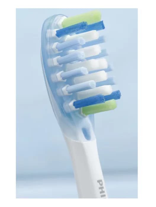 Rezerve PHILIPS Sonicare Plaque Defence HX9044/87, Pachet de 4 capete de periere, Standard, Click-on, Sincronizarea modurilor BrushSync, Alb, L x A x I (mm) 60x25.7x230.5 — miniatură