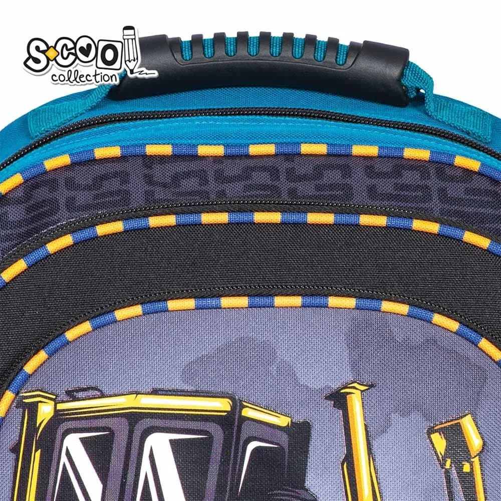 Ghiozdan ergonomic, 40.5x29x13.5 cm, POWER - S-COOL — miniatură