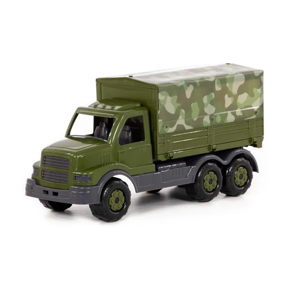 Camion militar cu prelata - Gigant, 44x16x22 cm, Wader — miniatură