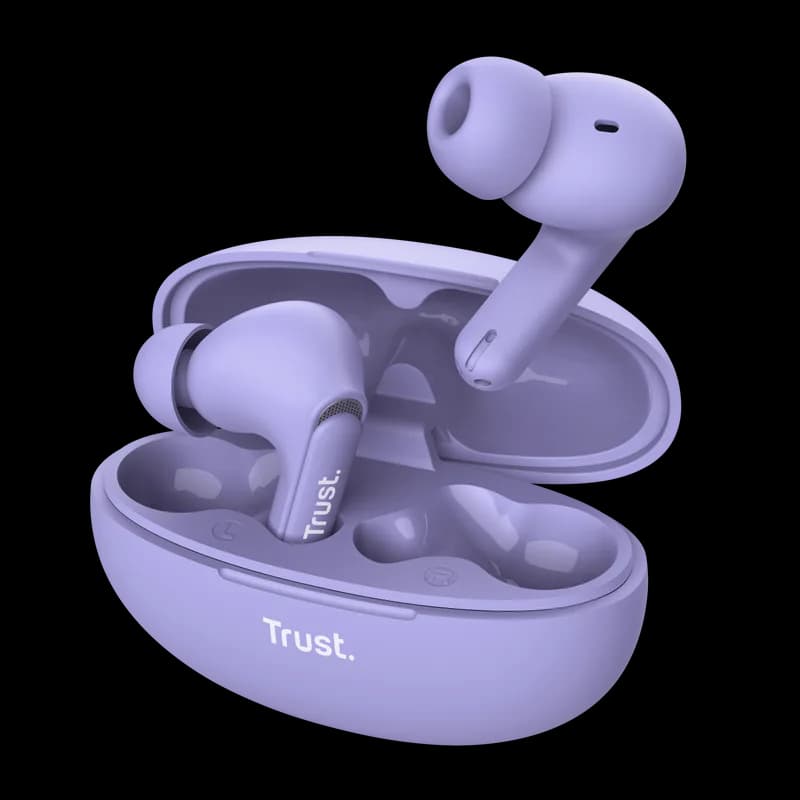 Casti In-ear Trust Yavi, Wireless, Mov