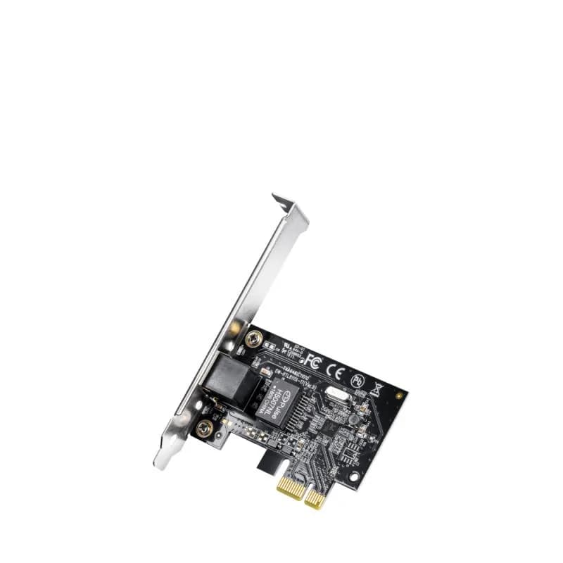 CUDY Gigabit PCI Express Network Adapter, Realtek Chipset, 10/100/1000Mbps RJ45 port, Auto MDI/MDIX